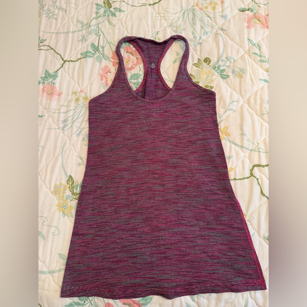 lululemon athletica Heathered Purple Tank Top